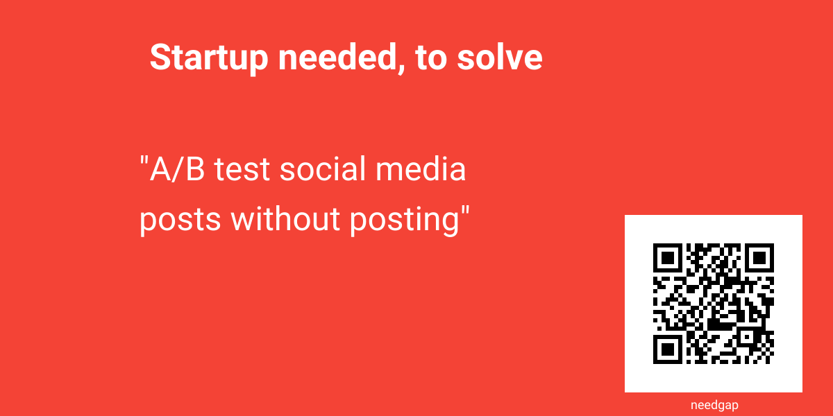 A/B Test Social Media Posts Without Posting | Needgap