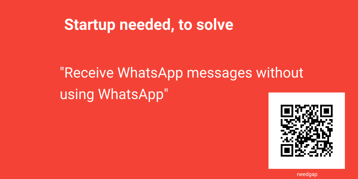 Receive WhatsApp messages without using WhatsApp